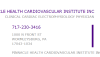 Pinnacle health cardiovascular institute inc
