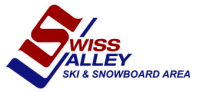 Swiss valley ski area