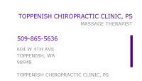 Toppenish chiropractic clinic