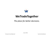 Wetradetogether, corp.
