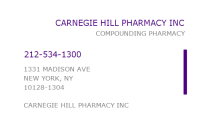 Carnegie pharmacy inc