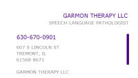 Garmon therapy, llc