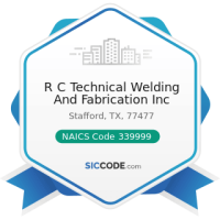 R.C. Technical Welding & Fabrication, Inc.