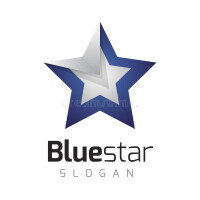 Blue star graphics & design