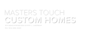 Masters touch custom homes